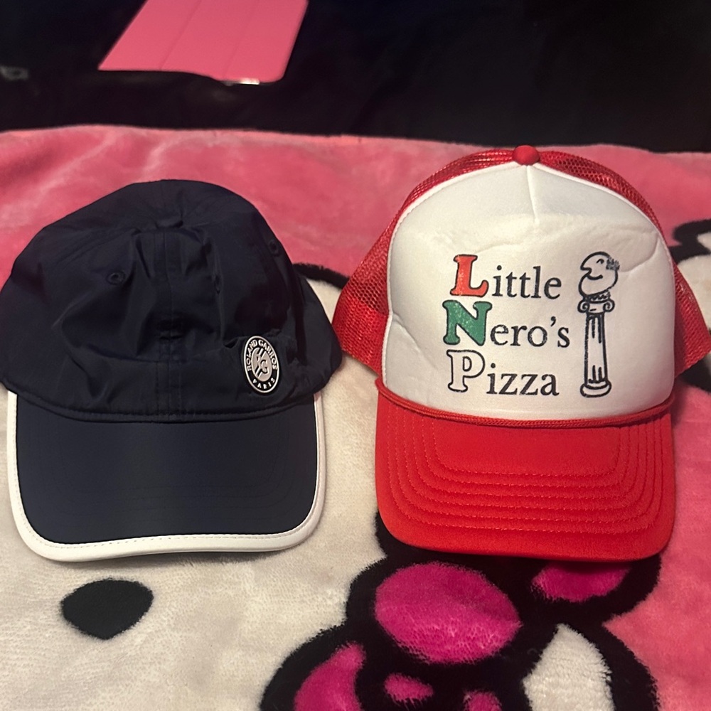 Little Nero's Pizza Red & White Trucker Hat